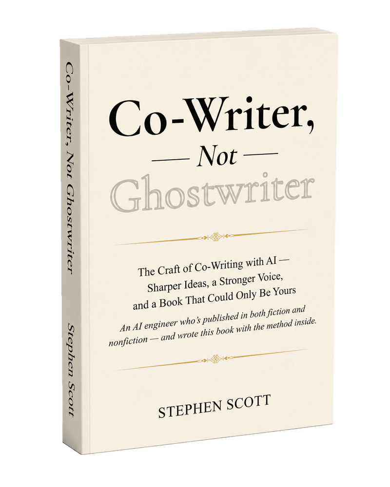 Co-Writer, Not Ghostwriter book cover